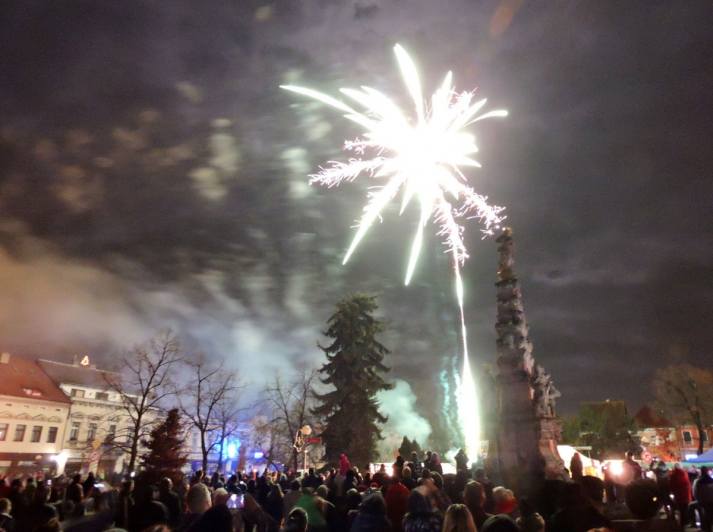 Rok 2020 přivítají v Čáslavi „Novoročním ohňostrojem“ na Žižkově náměstí