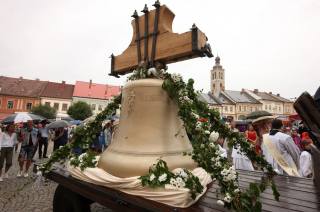 Kutnohoráky každé poledne povzbuzuje zvon Jakub Maria z věže kostela sv. Jakuba