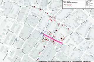 V polovině května zahájí v Kolíně rekonstrukci ulice Míru, potrvá 16 týdnů
