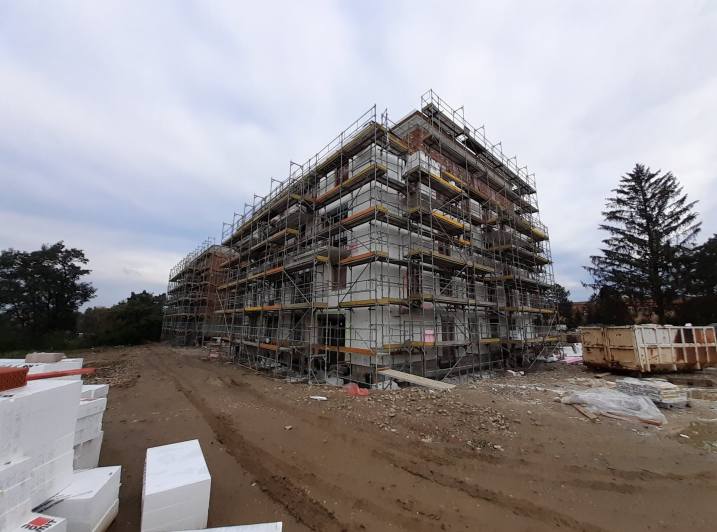 Výstavba v Čáslavi pokračuje, nové byty budou dokončeny v březnu 2021