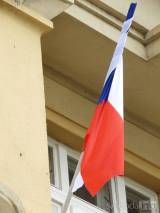 20201029144316_40: Vlajky "naděje" zavlály nad Čáslaví