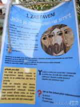 20210404132433_velikonoce_caslav227: Patnácté zastavení křížové cesty v Čáslavi je o naději a radosti