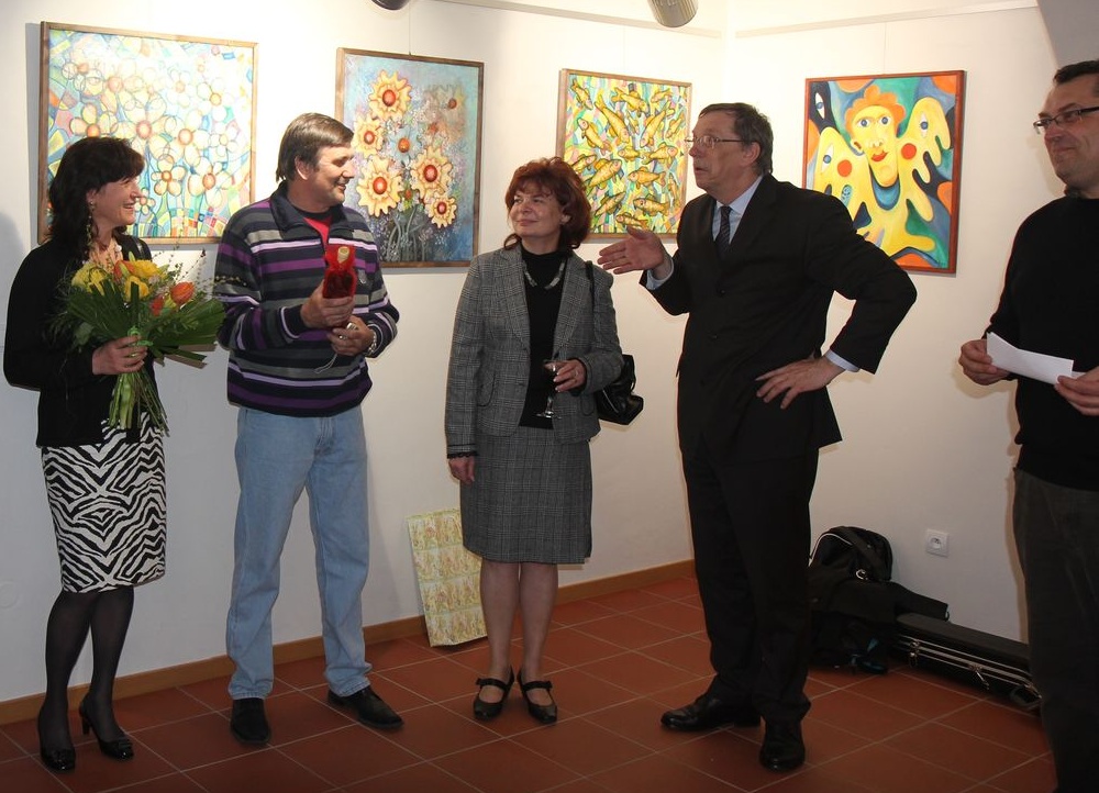 Hejtman Olomouckého kraje přijal pozvání malíře Zubova k návštěvě Kutné Hory