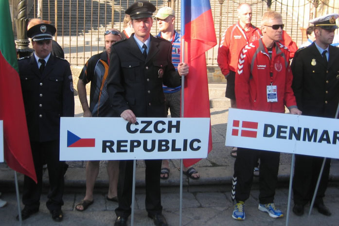 Petr Veselý ze Zruče nad Sázavou reprezentoval policii i na stolnětenisových stolech