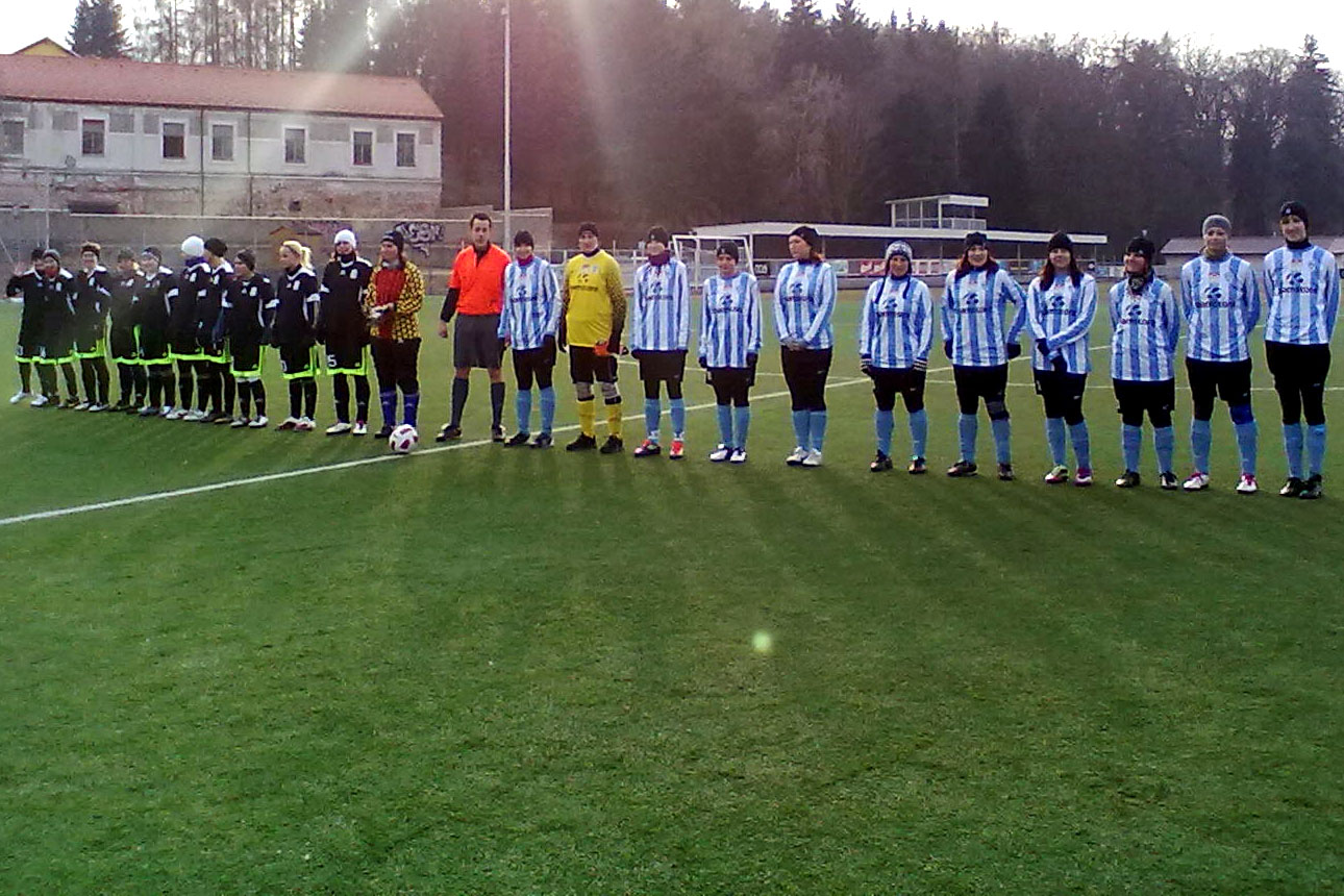 Fotbalistky Čáslavi v sobotu sehrály první ze série přípravných zápasů