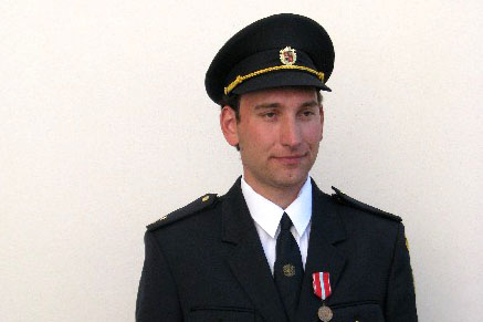 Hostovlického dobrovolného hasiče Jaroslava Josku vyznamenali za záchranu života