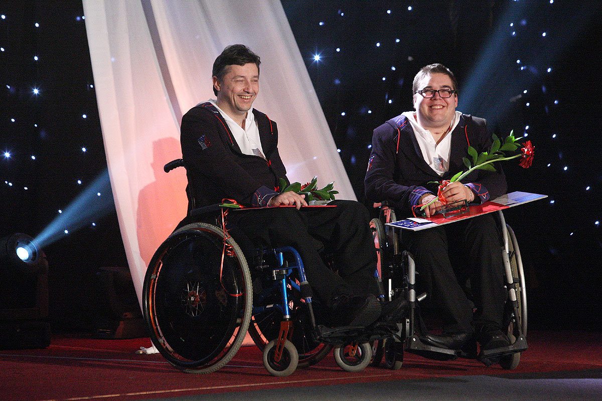 Leoše Lacinu s Radkem Procházkou vyhlásili mezi nejlepšími handicapovanými sportovci roku!