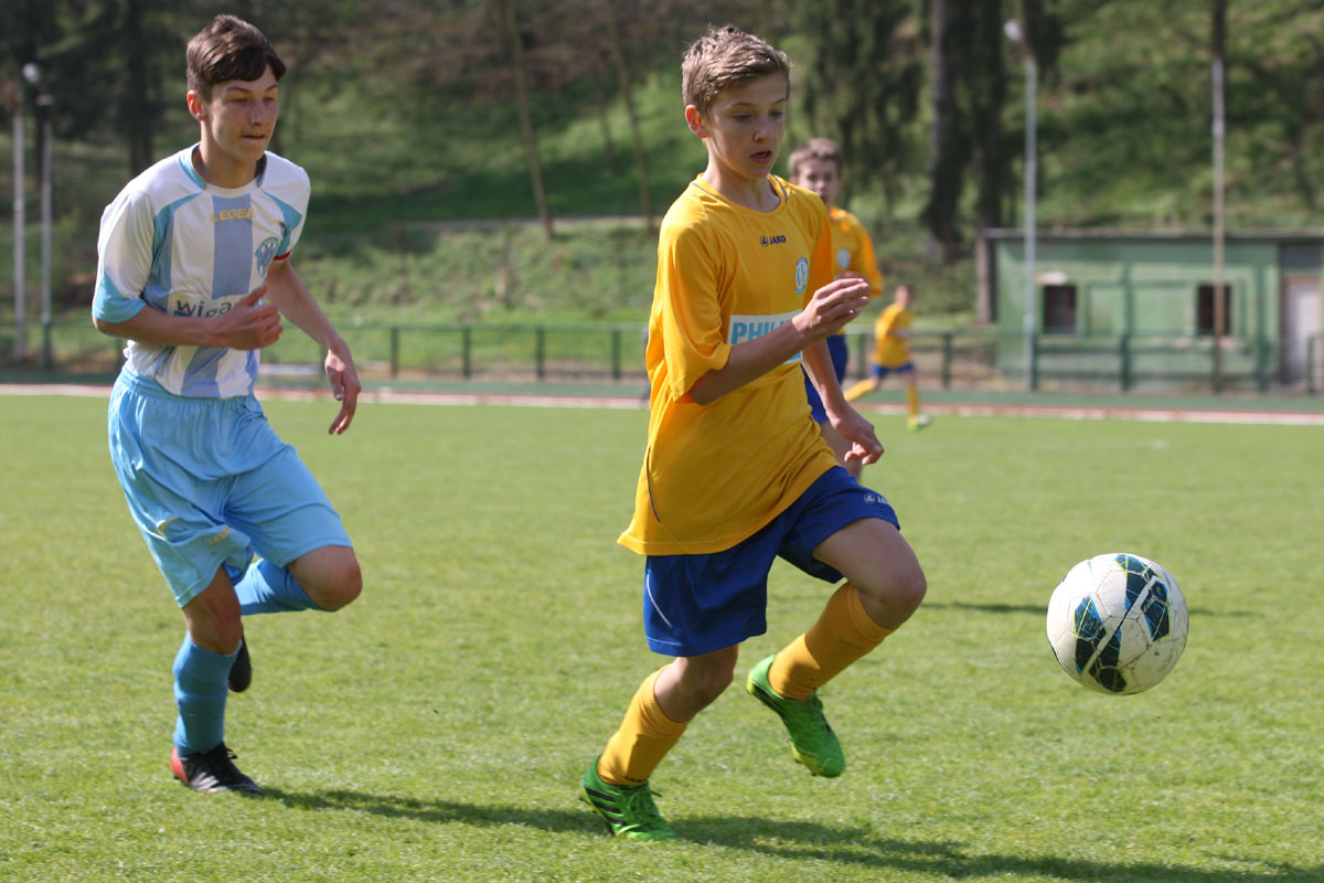 Foto: Žákovský tým FK Čáslav U14 vybojoval tři body nad soupeřem z Náchoda