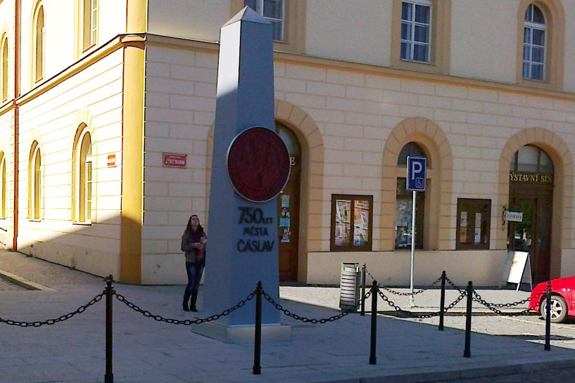 Památník připomíná 750 let od založení královského města Čáslavi