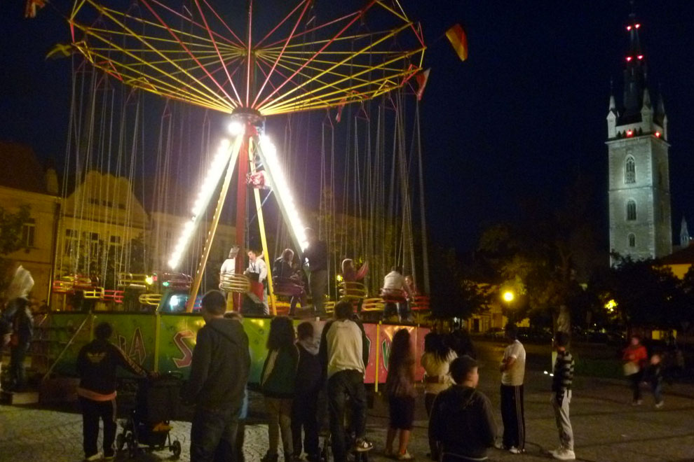 Foto: V Čáslavi přivítali jaro slavností, které vyvrcholily ohňostrojem