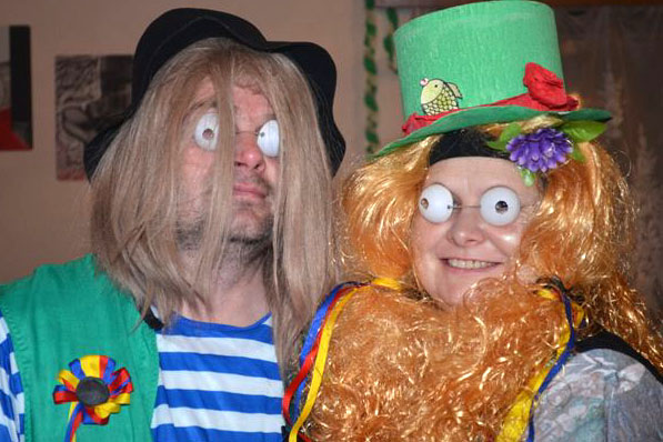 Foto: Nejlepší maskou masopustní zábavy v Hostovlicích se staly „veselé kravičky“