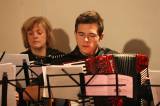 5G6H7179: Akordeonový soubor vystoupil s Vánočním koncertem v klášteru sv. Voršil