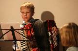 5G6H7205: Akordeonový soubor vystoupil s Vánočním koncertem v klášteru sv. Voršil