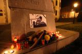 5G6H7261: Kutnohoráci ve čtvrtek vzpomínali na Václava Havla u pomníku T.G.Masaryka