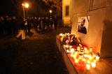 5G6H7382: Kutnohoráci ve čtvrtek vzpomínali na Václava Havla u pomníku T.G.Masaryka