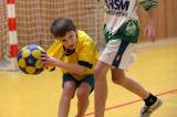 5G6H8978: Foto: V tělocvičně Gymnázia Jiřího Ortena sehráli další korfbalové zápasy