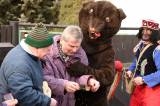 5G6H1357: Medvěda se podařilo udržet na uzdě, masopustního průvodu si užili v Okřesanči