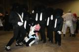 5G6H3276: Foto: Na parketu křesetické sokolovny na sobotním karnevale skotačily masky