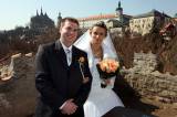 5G6H8300: Veronika a Peter Čunderlíkovi si pro svatební den vybrali poslední zimní víkend