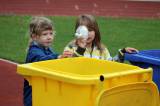 IMG_0813: Děti se při Ekodnu společnosti AVE CZ učily zábavnou formou třídit odpad
