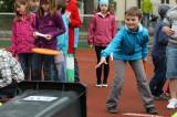 IMG_0952: Děti se při Ekodnu společnosti AVE CZ učily zábavnou formou třídit odpad