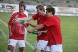5G6H0815: Foto: Postupová radost fotbalistů Sparty vypukla už po nedělním utkání