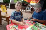 5G6H1636: Foto: V zahradě restaurace Palma si děti užily řady her, soutěží i skákacího hradu