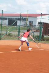 DSCF2809: Ve druhém ročníku tenisového turnaje Verner Cup zvítězili Rytina a Nováková