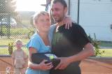 DSCF3475: Ve druhém ročníku tenisového turnaje Verner Cup zvítězili Rytina a Nováková