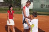 DSCF3831: Ve druhém ročníku tenisového turnaje Verner Cup zvítězili Rytina a Nováková