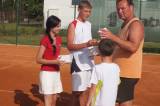 DSCF3832: Ve druhém ročníku tenisového turnaje Verner Cup zvítězili Rytina a Nováková