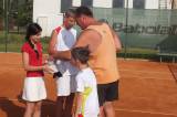 DSCF3833: Ve druhém ročníku tenisového turnaje Verner Cup zvítězili Rytina a Nováková