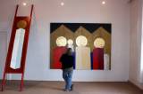 img_1392: Páteční vernisáž v Galerii Felixe Jeneweina uvedla výstavu pěti výtvarníků