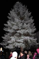 IMG_0721: Foto: Ve Vrdech rozsvítili vánoční stromek, na přítomné po roce dýchla vánoční atmosféra