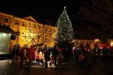 5G6H8088: Foto: Vánoční strom rozsvítili na svátek svaté Barbory také v Kutné Hoře