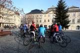 5G6H8527: Foto: Cyklisté si symbolicky připili a jako každý rok vyrazili na Sion