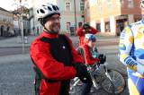 5G6H8540: Foto: Cyklisté si symbolicky připili a jako každý rok vyrazili na Sion
