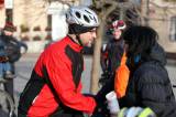 5G6H8547: Foto: Cyklisté si symbolicky připili a jako každý rok vyrazili na Sion