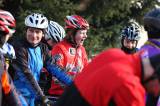 5G6H8586: Foto: Cyklisté si symbolicky připili a jako každý rok vyrazili na Sion