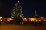 5G6H8787: Novoroční ohňostroj na kutnohorském Palackého náměstí nechyběl ani letos