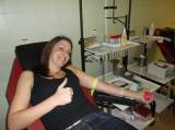 DSCF0161: Florbalistky kutnohorské Olympie v úterý darovaly téměř pět litrů krve!