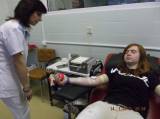 DSCF0163: Florbalistky kutnohorské Olympie v úterý darovaly téměř pět litrů krve!
