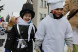 img_6016: Foto: Děti z kutnohorské MŠ Pohádka vyrazily do ulic v dlouhém masopustním průvodu
