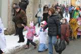 IMG_6044: Foto: Děti z kutnohorské MŠ Pohádka vyrazily do ulic v dlouhém masopustním průvodu