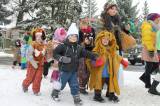 IMG_6068: Foto: Děti z kutnohorské MŠ Pohádka vyrazily do ulic v dlouhém masopustním průvodu