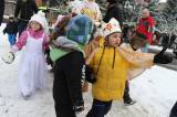 IMG_6076: Foto: Děti z kutnohorské MŠ Pohádka vyrazily do ulic v dlouhém masopustním průvodu