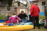 5G6H4616: Vodácká sezona 2013 může začít, v sobotu ve Vrdech odemkli řeku Doubravu