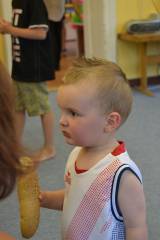 DSC_0399: Děti z MŠ Benešova 7 si v pondělí zazpívaly a rozloučily se s předškoláky