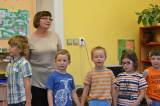 DSC_0427: Děti z MŠ Benešova 7 si v pondělí zazpívaly a rozloučily se s předškoláky