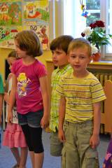 DSC_0507: Děti z MŠ Benešova 7 si v pondělí zazpívaly a rozloučily se s předškoláky
